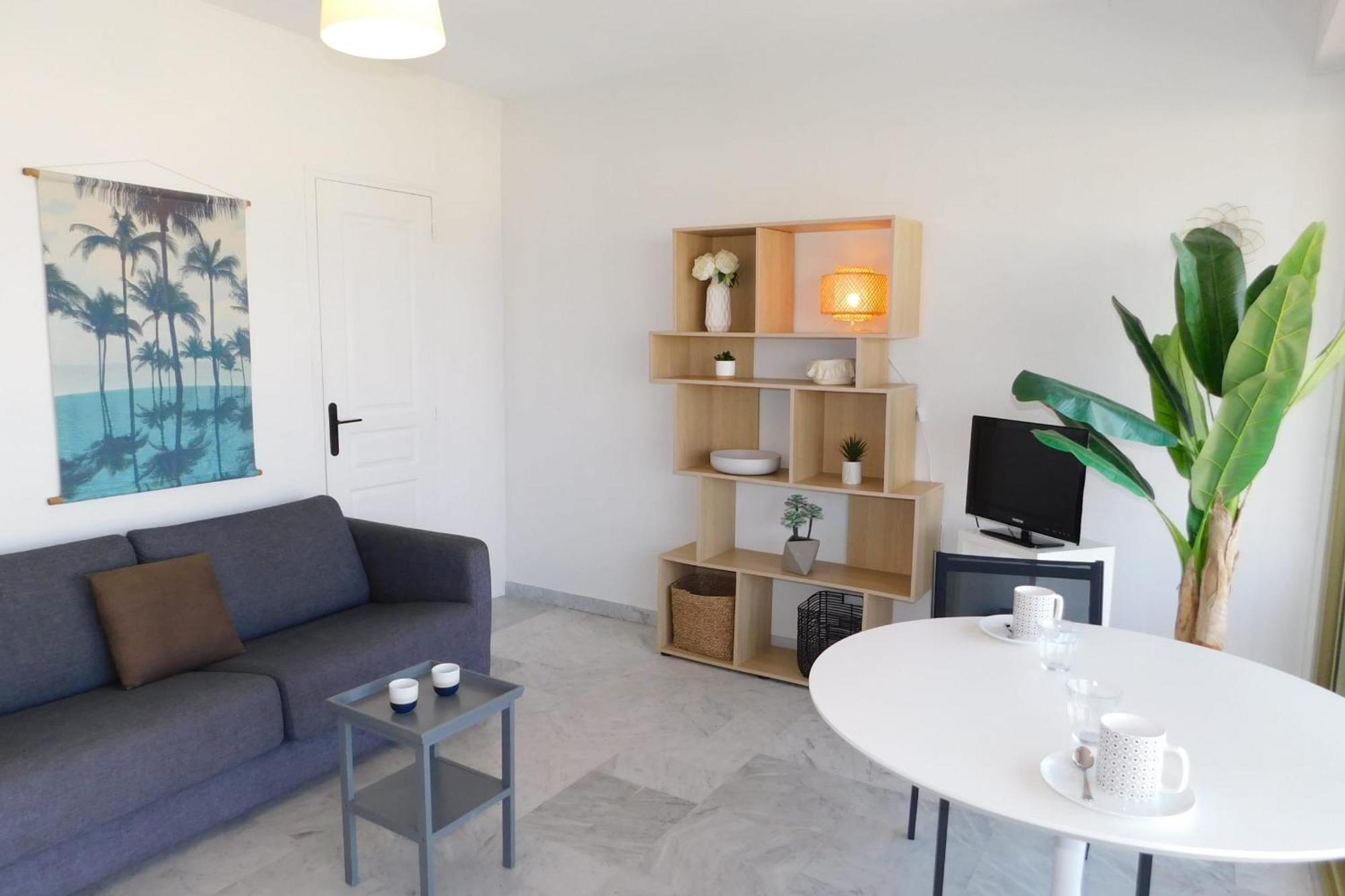 Charming T2 Eden Park With Swimming Pool Private Parking Apartment Juan-les-Pins Bagian luar foto